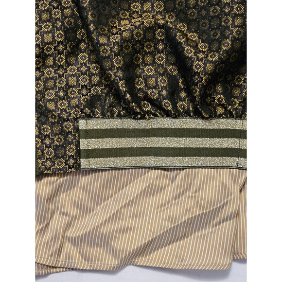 Le Sarte Pettegold Shimmery Gold Silk Blouse Made In Italy Boho NWT Size 44 - Picture 8 of 15